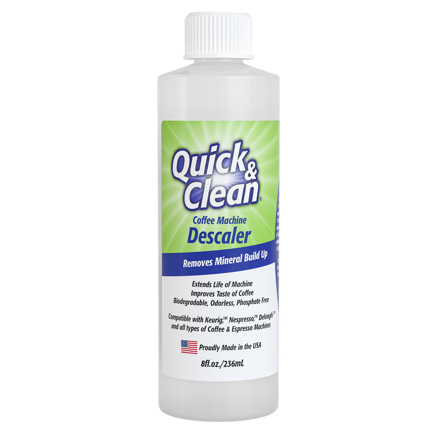 Quick & Clean Coffee Machine Descaler Removes Mineral Build in Coffee Machine