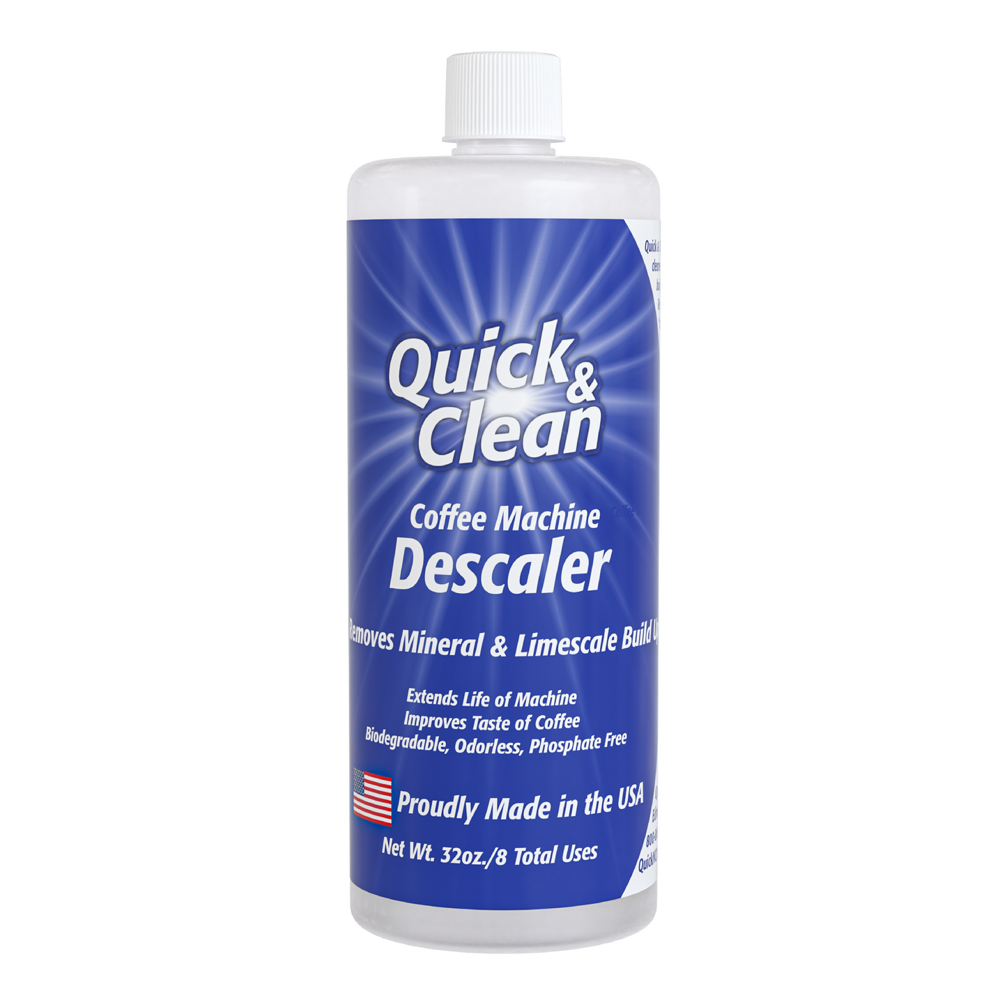 Quick & Clean 32oz/ 1 Liter Descaler Universl formula Compatible with Bottle