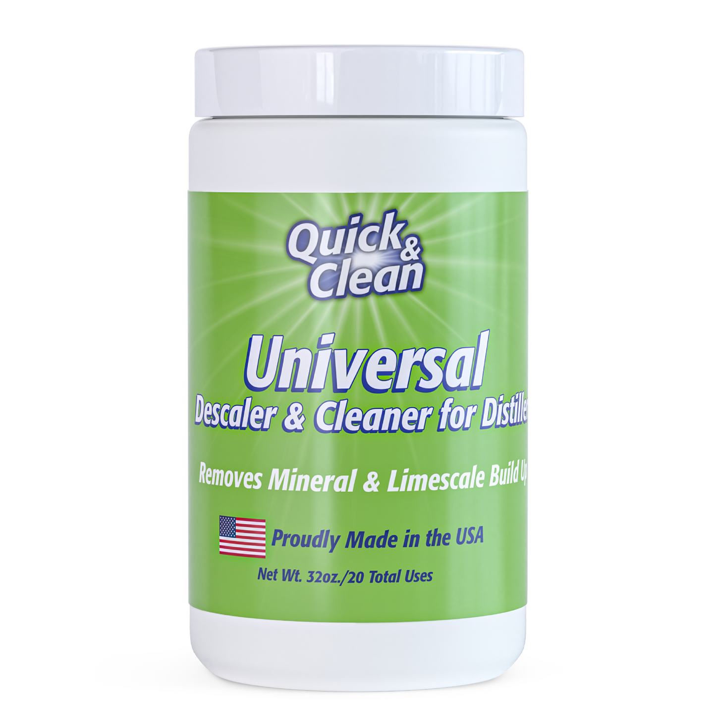 Quick & Clean 2LB Granular Universal Descaler, Removes Mineral & Limescale build up